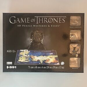 Game of Thrones 4D Puzzle - Black